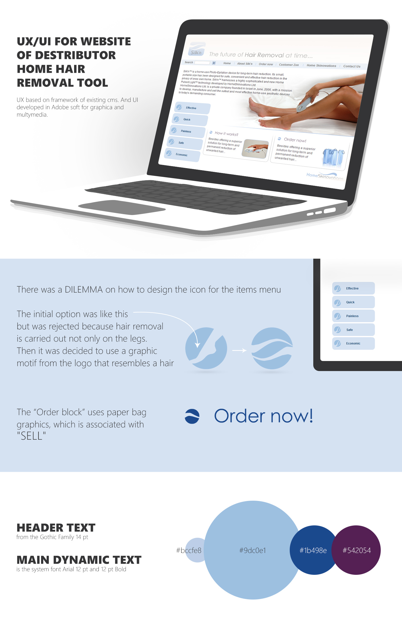 UX/UI for website