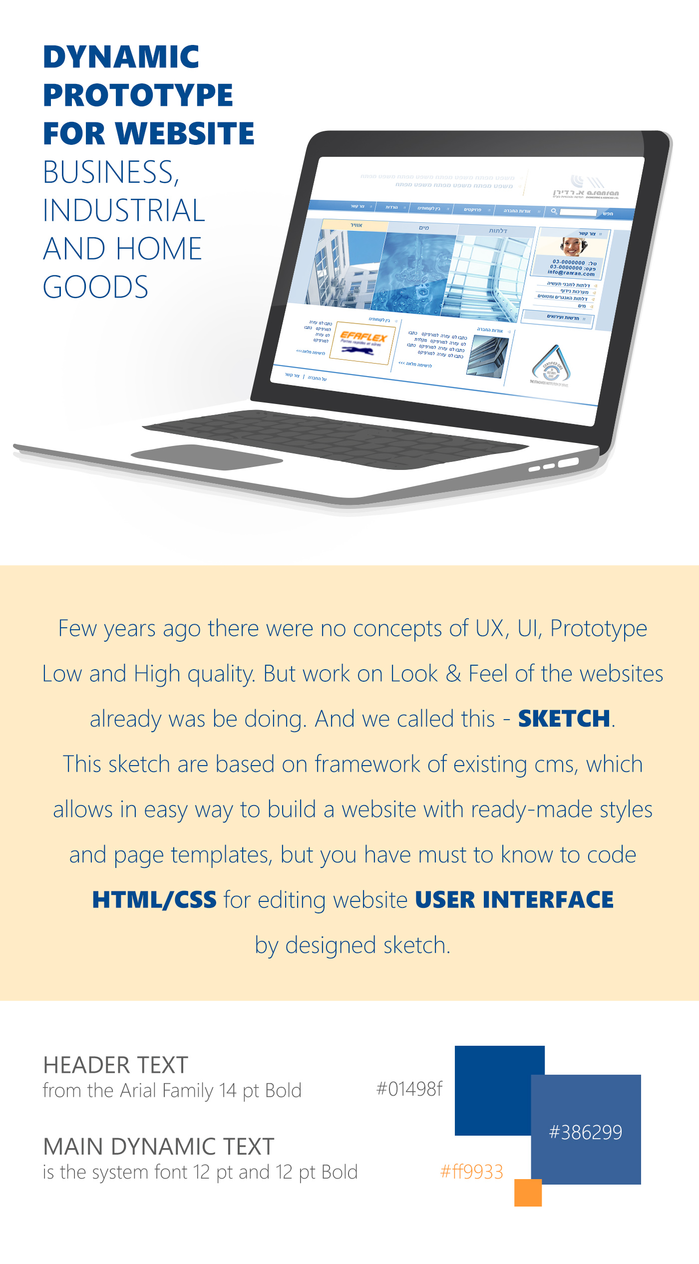 UX/UI for website